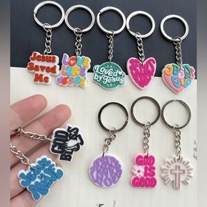 1 Jesus Themed Keychain